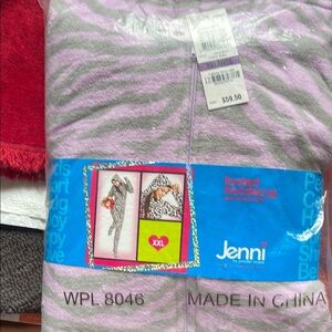 Jenni Hooded Pajama Set - Purple and Gray